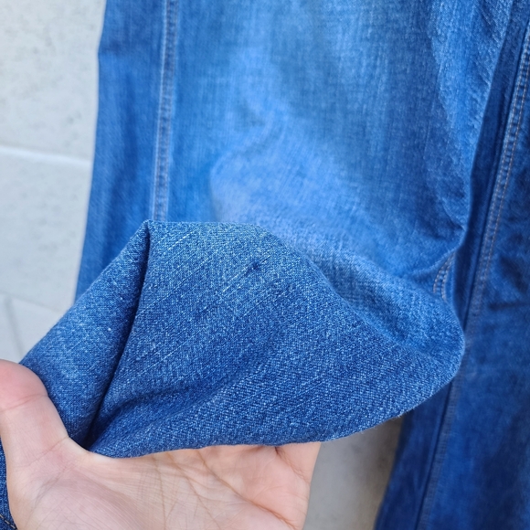 La Vie Rebecca Taylor | Drapey Wide Leg Trouser Jeans Size 27 - Picture 5 of 12